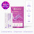 Snow Diamond Series Purple Whitening Strips - Dissolving Teeth Whitening Strips for Sensitive Teeth, Instant Brightening with Hydroxyapatite, Color-Correcting Purple Formula, 14 Count