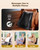 KINGJOY Back Massager for Pain Relief Deep Tissue, Full Back Massager with Heat, 3D Kneading Massage Pillow with 3 Intensities for Back, Neck, Shoulder, Spot Massage, Gifts for Women Man KINGJOY Back Massager for Pain Relief Deep Tissue, Full Back Massager with Heat, 3D Kneading Massage Pillow with 3 Intensities for Back, Neck, Shoulder, Spot Massage, Gifts for Women Man