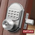Keyless Entry Door Lock Deadbolt Sabbath Lock Keys Mechanical Stainless Steel Digital Code Keypad Door Knob Weatherproof No Risk of Low Power Higher Security