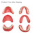 Denture Do it Yourself Full Set of Top and Bottom Fake Teeth for Improve Smile (Gypsum Model， Gum Material and Fake Teeth)