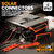 SOMELINE Solar Connector Crimping Tool Kit, 14-10 AWG Crimper for Solar Panel Cables Connectors, Toolbox Kit with 6 Pairs of Solar Connectors and Wrenches, Strippers, Crimpers and Cable Cutter SOMELINE Solar Connector Crimping Tool Kit, 14-10 AWG Crimper for Solar Panel Cables Connectors, Toolbox Kit with 6 Pairs of Solar Connectors and Wrenches, Strippers, Crimpers and Cable Cutter