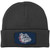 Campus Lab Gonzaga University Bulldogs Logo Sublimated Patch Knit Beanie Hat Unisex for Men and Women, Charcoal