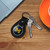GRAPHICS & MORE Black Leather University of Michigan Primary Logo Keychain