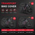 Zettum Bike Cover for Transport 1 Bike - Outdoor Bike Covers for 1 Bikes on Rear Bike Rack Transport Heavy Duty & Waterproof, 600D Bicycle Rack Covers for Single Bike on Car Hitch Travel Storage Zettum Bike Cover for Transport 1 Bike - Outdoor Bike Covers for 1 Bikes on Rear Bike Rack Transport Heavy Duty & Waterproof, 600D Bicycle Rack Covers for Single Bike on Car Hitch Travel Storage
