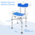 Heavy Duty Shower Chair with Back 550lb, Height Adjustable Bath Seat with EVA Pad, Anti-Slip Shower Bench Bathtub Stool for Elderly, Senior, Handicap & Disabled, Tool-Free Assembly Heavy Duty Shower Chair with Back 550lb, Height Adjustable Bath Seat with EVA Pad, Anti-Slip Shower Bench Bathtub Stool for Elderly, Senior, Handicap & Disabled, Tool-Free Assembly