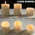 Ivory Pillar Candles – 2.8x4 Unscented Candle Set of 12 – Dripless, Smokeless, and Clean Burning Household Large Decorative Table Candles – Perfect for Weddings, Parties, Dinners