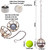 Outdoor Solar Hanging Lanterns Waterproof, Globe Hanging Candle Holder with Flickering Solar Powered Tea Lights, Chargeable Chandelier Light for Backyard Patio Garden Fence Tree Decoration-4Pack Outdoor Solar Hanging Lanterns Waterproof, Globe Hanging Candle Holder with Flickering Solar Powered Tea Lights, Chargeable Chandelier Light for Backyard Patio Garden Fence Tree Decoration-4Pack