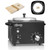 Professional Waxing Kit Wax Warmer Single Pot Wax Heater Machine for Hair Removal, Large Waxing Pot with Non-Stick Easy Clean Pot, 50 Sticks & 20 Collar, for Spa Salon Beauty Esthetician Home (Black)