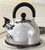 Stainless Steel Whistling Tea Kettle, Made of 100% Durable Stainless Steel, Flip Top Spout, Light Handle – Holds 2 Quarts, by Home-Style Kitchen