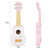 WoodenEdu Kids Guitar for Girls, Wooden Musical Instruments Toys with Ukulele, Tambourine, Maracas, Harmonica, Mini Band Sets for Toddlers 2 3 Years Old Birthday Gift (Pink for Girls) WoodenEdu Kids Guitar for Girls, Wooden Musical Instruments Toys with Ukulele, Tambourine, Maracas, Harmonica, Mini Band Sets for Toddlers 2 3 Years Old Birthday Gift (Pink for Girls)