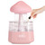 Cloud Rain White Noise Humidifier, Rain Water Drip Diffuser Humidifiers Waterfall Lamp Mushroom Air Humidifier Aromatherapy Essential Oil Diffuser with 7 Colors Night Lights for Home Office Bedroom