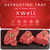 XWell Defrosting/Thawing Tray for Frozen Meat Eco Friendly Thawing Board, Meat Defroster Tray, Defrosting Thaw Plate/Board, Defrost Plate/Mat