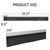 3 Pack Double Layer Door Brush Sweep – 2.5" W x 39.3" L Retsun Heavy Duty W Aluminum Garage Door Bottom Seal | Exterior Roll-Up Door Gap Filler（Double2.5, 3）