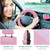 JINGSEN Car Seat Cover Full Set for Women with Waterproof Floor Mats,3D Air Mesh Car Seat Cover with 5mm Composite Sponge Inside,Universal Fluffy Steering Wheel Cover, Accessories Full SUV(Pink) JINGSEN Car Seat Cover Full Set for Women with Waterproof Floor Mats,3D Air Mesh Car Seat Cover with 5mm Composite Sponge Inside,Universal Fluffy Steering Wheel Cover, Accessories Full SUV(Pink)