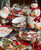 Magic of Christmas 16pc Ceramic Dinnerware Set – Santa and Woodland Animals Holiday Plates, Bowls & Mugs, Dishwasher & Microwave Safe, Festive Christmas Tableware