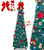 TURNMEON 5 Ft Pop Up Christmas Tree Tinsel 50 Warm White & Colorful Change Lights 8 Modes Timer Christmas Balls Bow Flower Battery Operated Pencil Slim Tree Holiday Party Christmas Decoration Indoor TURNMEON 5 Ft Pop Up Christmas Tree Tinsel 50 Warm White & Colorful Change Lights 8 Modes Timer Christmas Balls Bow Flower Battery Operated Pencil Slim Tree Holiday Party Christmas Decoration Indoor
