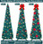 TURNMEON 5 Ft Pop Up Christmas Tree Tinsel 50 Warm White & Colorful Change Lights 8 Modes Timer Christmas Balls Bow Flower Battery Operated Pencil Slim Tree Holiday Party Christmas Decoration Indoor TURNMEON 5 Ft Pop Up Christmas Tree Tinsel 50 Warm White & Colorful Change Lights 8 Modes Timer Christmas Balls Bow Flower Battery Operated Pencil Slim Tree Holiday Party Christmas Decoration Indoor