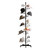 Thick forest Freestanding Hats Rack Stand Metal Hats Display Stand with 25 Customizable Circular Hooks for Home or Commercial(Black)