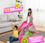 Pop2Play Barbie Indoor Slide for Toddlers – Safe and Sturdy for Kids Up to 50 Lbs – Easy to Store Pop Up Slides