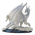 Veronese Design 7.5 Inch Glacial White Dragon Mythical Monster Polyresin Hand Painted Drake Figurine Statue