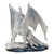 Veronese Design 7.5 Inch Glacial White Dragon Mythical Monster Polyresin Hand Painted Drake Figurine Statue