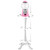 Olde Midway 15" Gumball Machine with Stand - Pink, Vintage-Style Bubble Gum Candy Dispenser with Glass Globe and Metal Base Olde Midway 15" Gumball Machine with Stand - Pink, Vintage-Style Bubble Gum Candy Dispenser with Glass Globe and Metal Base