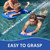 Aquapella Swimming Kickboard - One Size Fits All - A Great Training Aid for Children and Adults (Blue)
