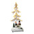 MOMENTS IN TIME 13”H Acrylic LED Lighted Icicel Tree with Snowman Choir Christmas