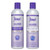 Jhirmack Silver Brightening Purple Shampoo and Conditioner Set for all types of silver, grey, and blonde hair