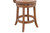 Boraam Augusta Swivel Counter Stool - Chestnut Wire-Brush