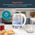 COSORI Electric Kettle 1.7L,Speed-Boil Water Boiler (BPA Free) Auto Shut-Off & Boil-Dry Protection,Glass Water Boiler with LED Indicator Inner Lid & Bottom,White