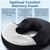 5 STARS UNITED Donut Pillow Hemorrhoid Tailbone Cushion – Large Cushion for Pain Relief – Coccyx, Prostate, Sciatica, Pelvic Floor, Pressure Sores, Pregnancy, Postpartum Recovery, Black 5 STARS UNITED Donut Pillow Hemorrhoid Tailbone Cushion – Large Cushion for Pain Relief – Coccyx, Prostate, Sciatica, Pelvic Floor, Pressure Sores, Pregnancy, Postpartum Recovery, Black