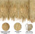 FOREVER BAMBOO Mexican Palm Thatch Runner Roll Straw Roof Duck Blind Grass 35" H x 8' L FOREVER BAMBOO Mexican Palm Thatch Runner Roll Straw Roof Duck Blind Grass 35" H x 8' L