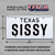 Urban Cowboy | Bud + Sissy | Metal Stamped License Plates