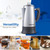 Elite Gourmet EC922 Electric Coffee Percolator, BPA Free, Keep Warm, Glass Clear Brew Progress Knob, Cool-Touch Handle, Cordless Serve, 12-Cup, Stainless Steel