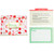 C.R. Gibson Q4T-24757 Strawberry Fields Recipe Box and Card Set with Dividers, 4.1" x W 6.6" L x 4.8" H, Multicolor, 53pcs