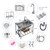 Stainless Steel Utility Sink Single Bowl, Freestanding Stainless Steel Utility Sink With Hose Hook Up, Commercial Kitchen Sink with Hot and Cold Faucet For Restaurant, Bar, Laundry, Garage, Backyard Stainless Steel Utility Sink Single Bowl, Freestanding Stainless Steel Utility Sink With Hose Hook Up, Commercial Kitchen Sink with Hot and Cold Faucet For Restaurant, Bar, Laundry, Garage, Backyard