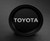Toyota Genuine TRD Black Wheel Center Cap, Silver Letters, for 2022+ Tundra, 2024+ Land Cruiser, Tacoma, 2025+ 4Runner