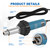 Iglobalbuy 1500W Hot Air Plastic Welder Plastic Welding Roofing Kit Vinyl PVC TPO Welding Handheld Plastic Hot Air Heat Gun Welding Torch with Various Nozzles