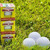 JP Lann Exploding Golf Balls (Sleeve of 4) - Prank Golf Balls That Explode Into A Cloud of White Smoke Upon Impact - Funny Novelty Golf Gag Gift for Golfers