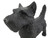 Things2Die4 Cast Iron Scottish Terrier Dog Statue Black Enamel Scottie
