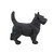 Things2Die4 Cast Iron Scottish Terrier Dog Statue Black Enamel Scottie