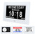 Johnziny 7 Inch Digital Clock with Day and Date for Elderly Large Display for Elderly Dementia Clock Customizable Alarms, 12 Alarms,4 Colors Display Digital Calendar Alarm Clock (White) Johnziny 7 Inch Digital Clock with Day and Date for Elderly Large Display for Elderly Dementia Clock Customizable Alarms, 12 Alarms,4 Colors Display Digital Calendar Alarm Clock (White)