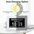 Johnziny 7 Inch Digital Clock with Day and Date for Elderly Large Display for Elderly Dementia Clock Customizable Alarms, 12 Alarms,4 Colors Display Digital Calendar Alarm Clock (White) Johnziny 7 Inch Digital Clock with Day and Date for Elderly Large Display for Elderly Dementia Clock Customizable Alarms, 12 Alarms,4 Colors Display Digital Calendar Alarm Clock (White)