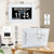 Johnziny 7 Inch Digital Clock with Day and Date for Elderly Large Display for Elderly Dementia Clock Customizable Alarms, 12 Alarms,4 Colors Display Digital Calendar Alarm Clock (White) Johnziny 7 Inch Digital Clock with Day and Date for Elderly Large Display for Elderly Dementia Clock Customizable Alarms, 12 Alarms,4 Colors Display Digital Calendar Alarm Clock (White)