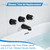Tub Shower Trim Kit, Matte Black 3 Piece Shower Knob and Bath Tub Spout, for Price/Pfister Verve 3 Handles and Tub Shower Faucet, for 1/2'' Pipe MALE Thread Connection, 3/4'' IPS Pipe Inside Thread