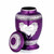 KEEPSAKE COMPANY Large Purple Aluminum Cremation Urn for Adults - Heart & Wing Pattern, 220 Cubic Inches, 10" H x 6" W x 7" L