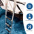 Marinebaby Heavy Duty Boat Telescopic 4 Step Ladder,Stainless Steel Swim Platform Telescoping Ladder,Extendable Step for Boat Yacht