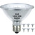 H&Z Par30 Short Neck, 6 Pack High Output Par30s Halogen 39W 120V, Par30 Dimmable Warm White 3000K, 39W Par30 Flood Light with E26 Medium Base for Recessed Trim Lighting, Track Light