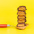 FITCRUNCH Full Size Protein Bars, 6-Layer Baked Bar, 6g of Sugar, Gluten Free & Soft Cake Core (12 Bars, Peanut Butter)
